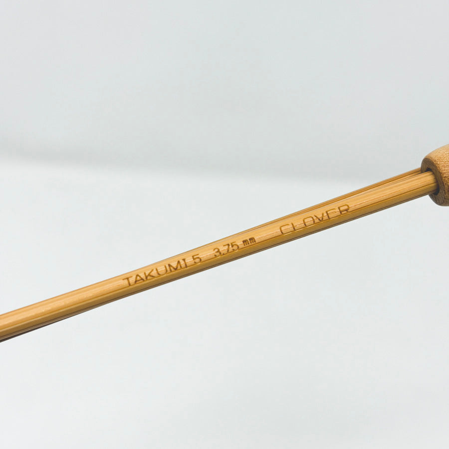 Clover Takumi Single Point Bamboo Knitting Needles