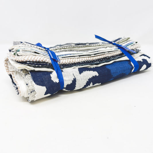 Navy Ikat – Decorator Fabric Samples
