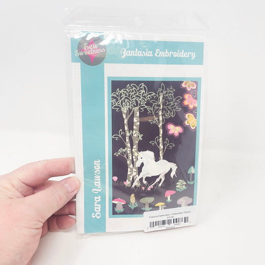 Fantasia Embroidery Unicorn Pattern & Thread