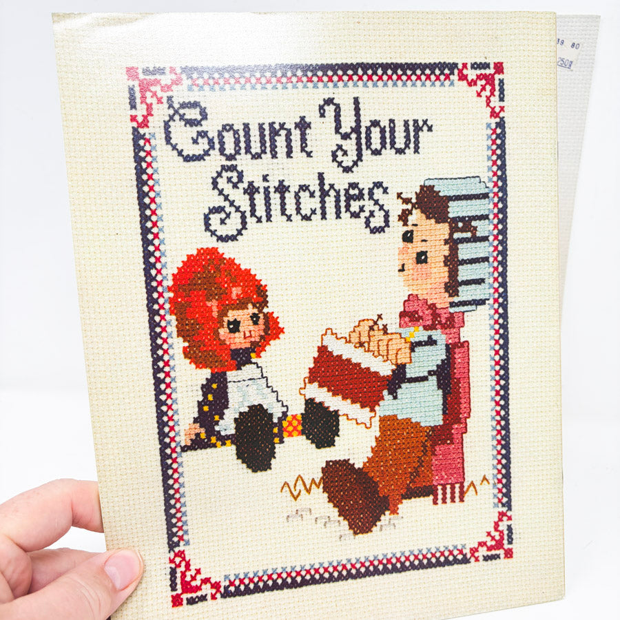 Vintage Zim's Count Your Stitches Cross-Stitch Pattern Booklets