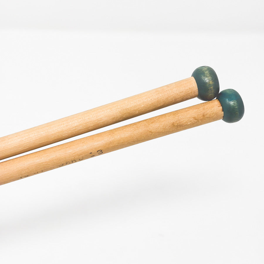 Size 13 Wood Single Point Knitting Needles