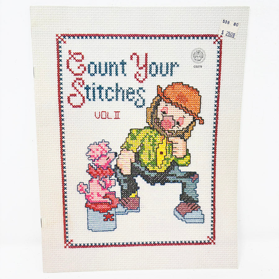 Vintage Zim's Count Your Stitches Cross-Stitch Pattern Booklets