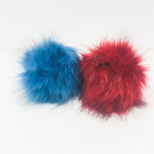 Faux Fur Poms