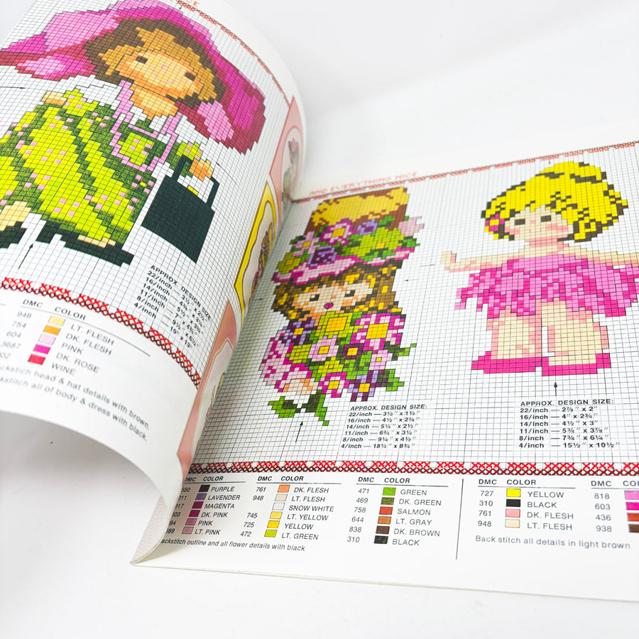 Vintage Zim's Count Your Stitches Cross-Stitch Pattern Booklets