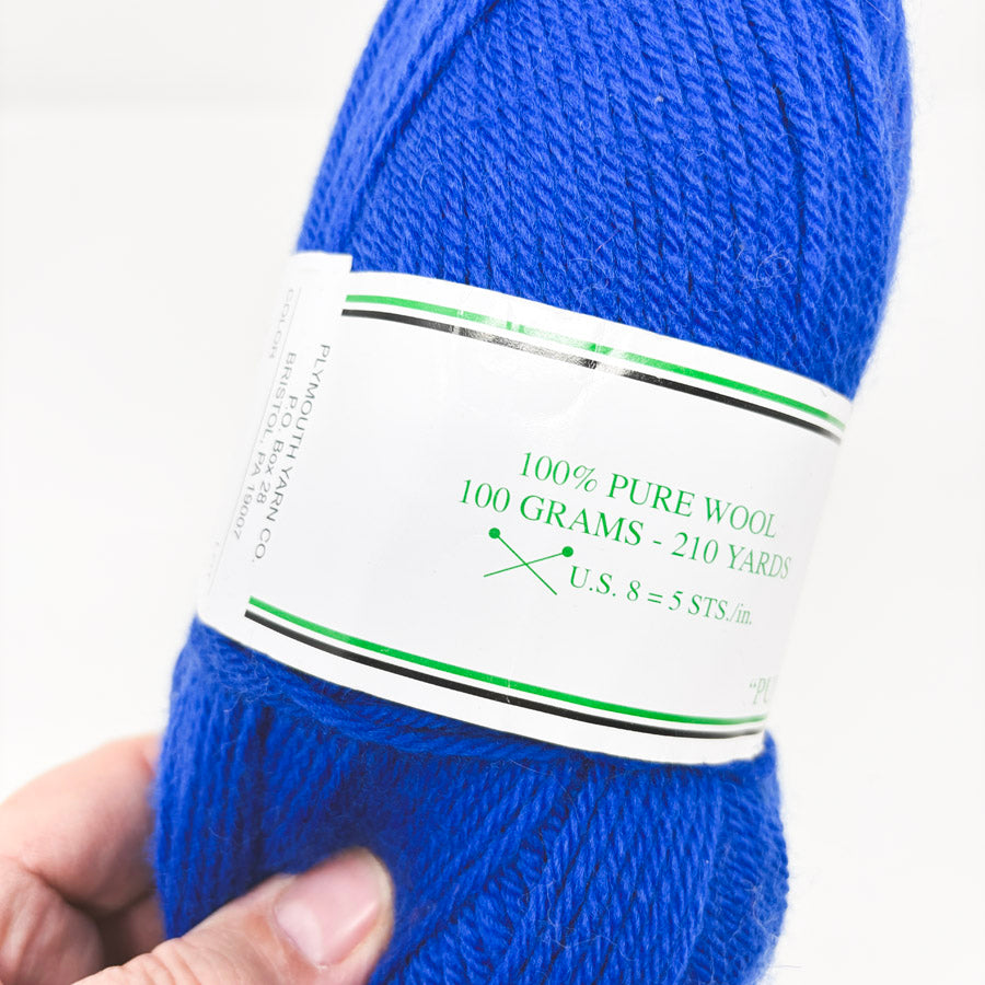 Galway Worsted Wool Yarn by Plymouth Yarns - Blue