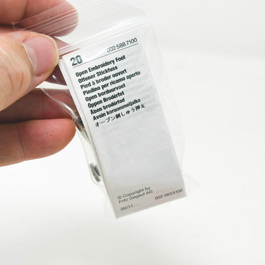 Bernina Open Embroidery Foot #20 (002 588 7100)