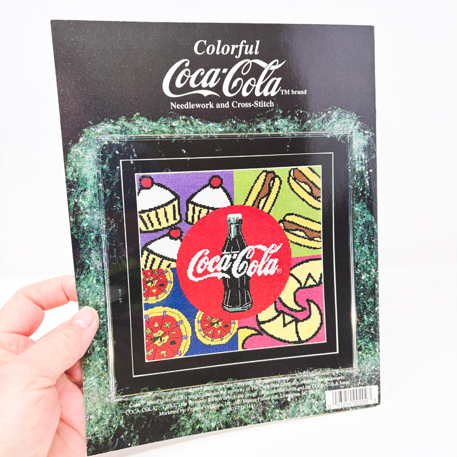 Colorful Coca Cola Needlework and Cross Stitch Pattern Booklet