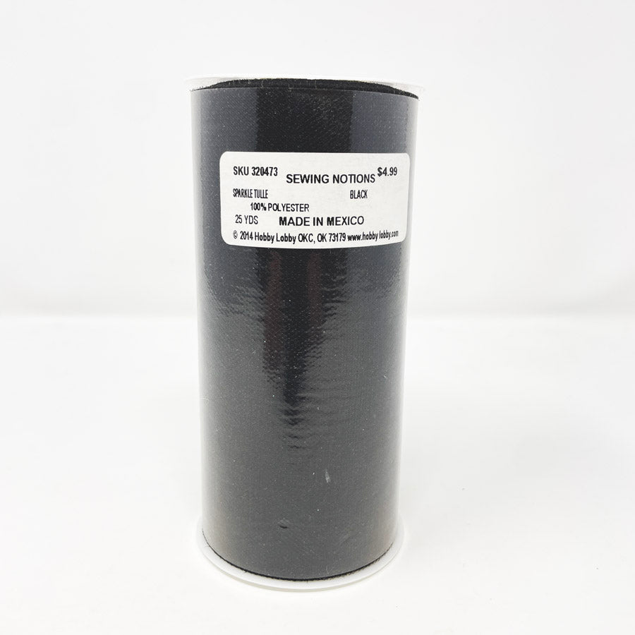 Black Sparkle Tulle