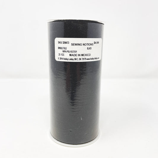 Black Sparkle Tulle