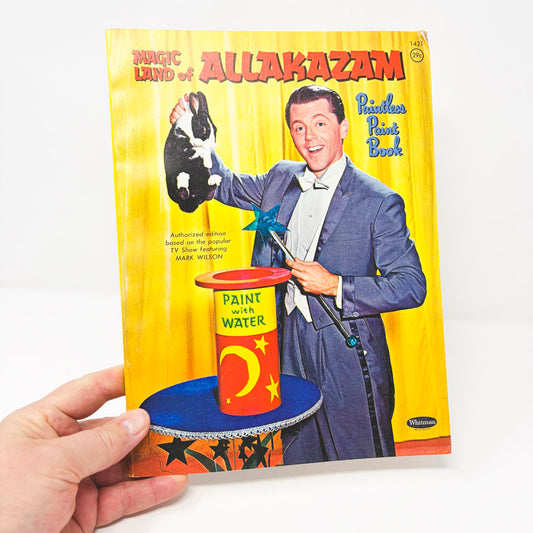Vintage Magic Land of Allakazam Paintless Paint Book