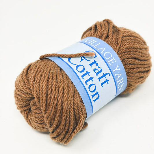 Village Yarn Craft Cotton - Brown (1)
