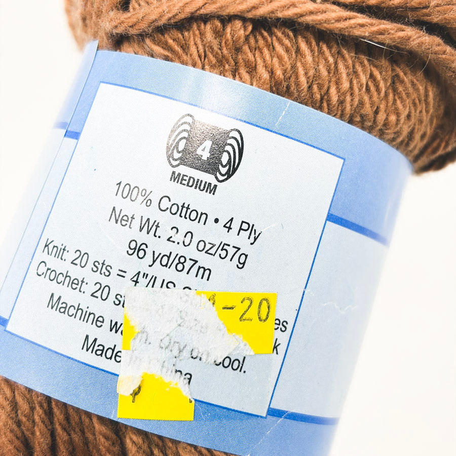 Village Yarn Craft Cotton - Brown (1)