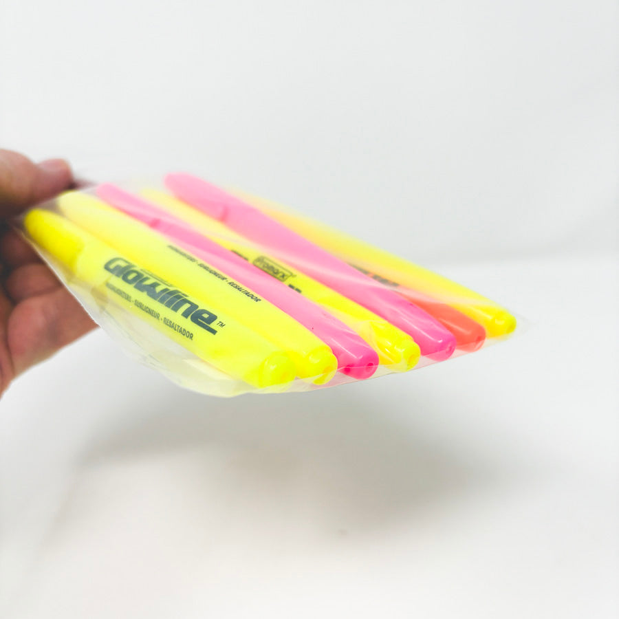 7 pc Promarx Glowline Highlighters - Asst or Yellow