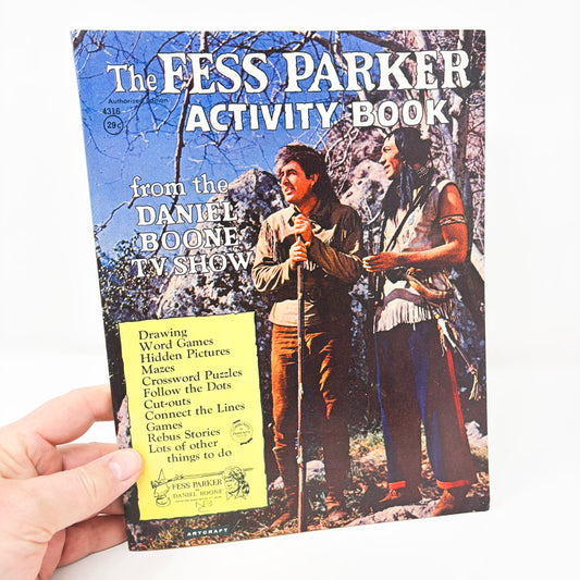 Vintage Fess Parker Activity Book