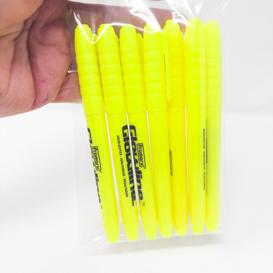 7 pc Promarx Glowline Highlighters - Asst or Yellow
