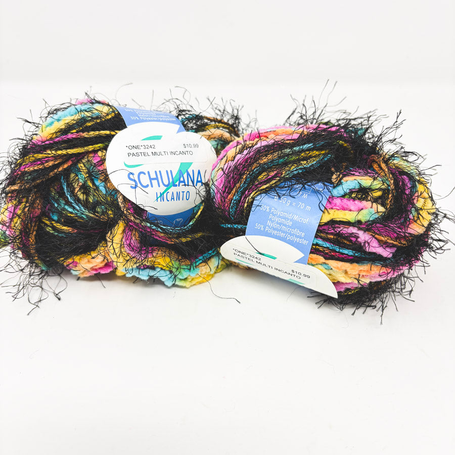 Shulana Incanto Eyelash Yarn - Pastel Multi (1)