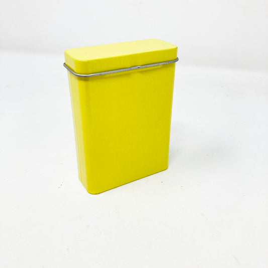 Yellow Hinge Lid Tin