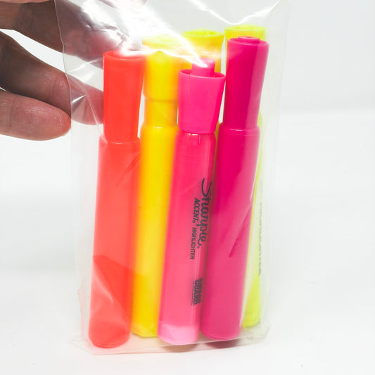 6 pc Assorted Thick Highlighters
