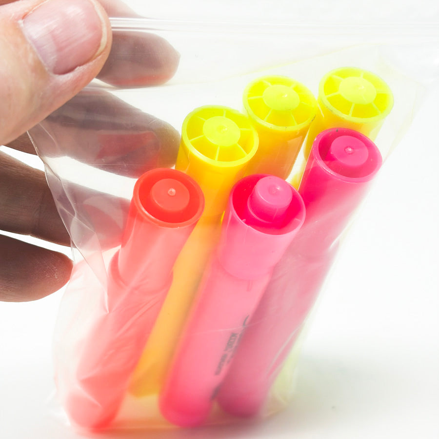 6 pc Assorted Thick Highlighters