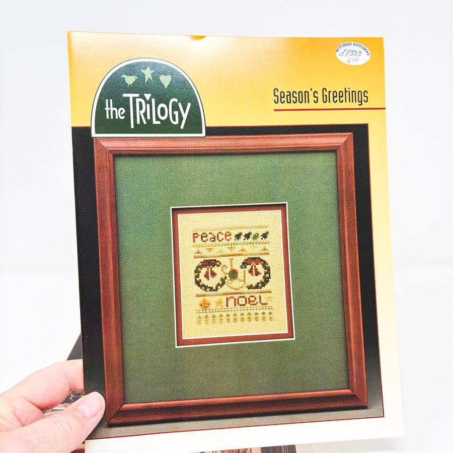 The Trilogy Season's Greetings Cross Stitch Pattern Leaflet
