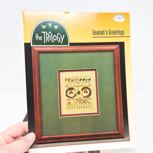 The Trilogy Season's Greetings Cross Stitch Pattern Leaflet