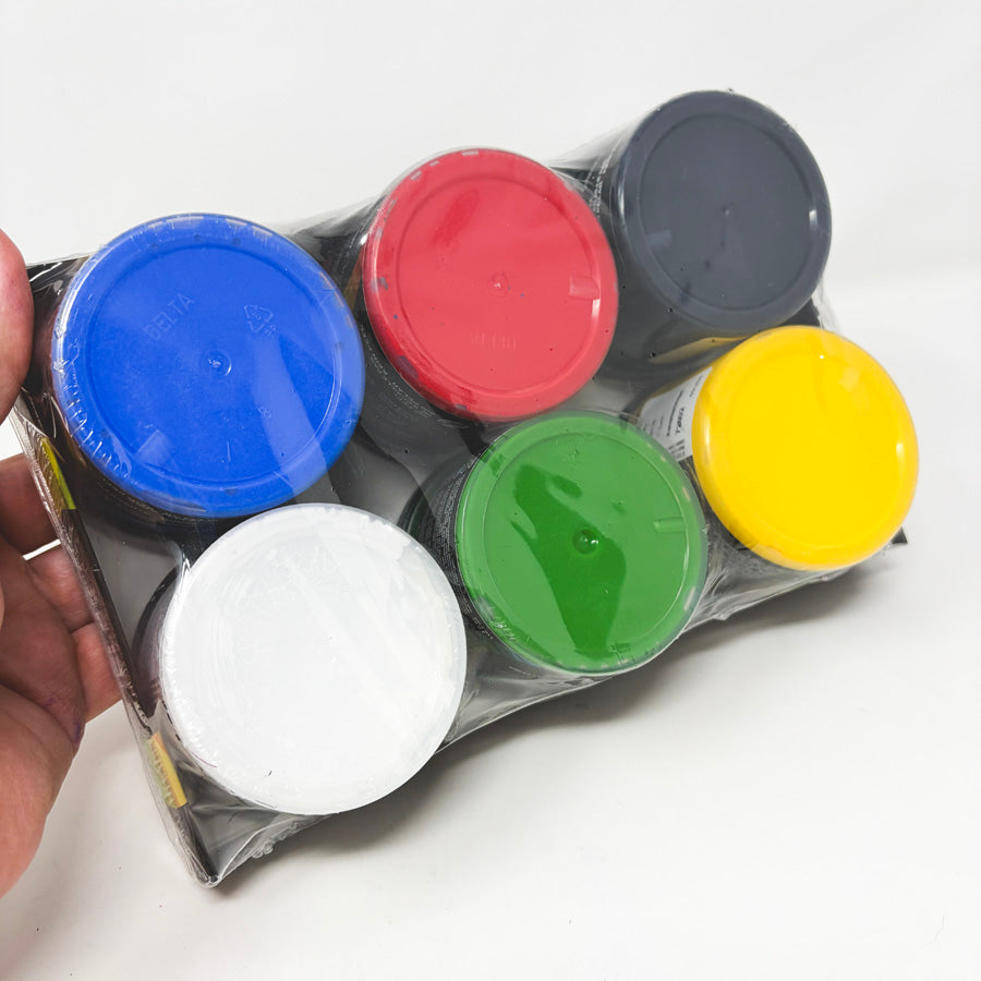 Speedball Flex Fabric Screen Printing Ink – Set of 6