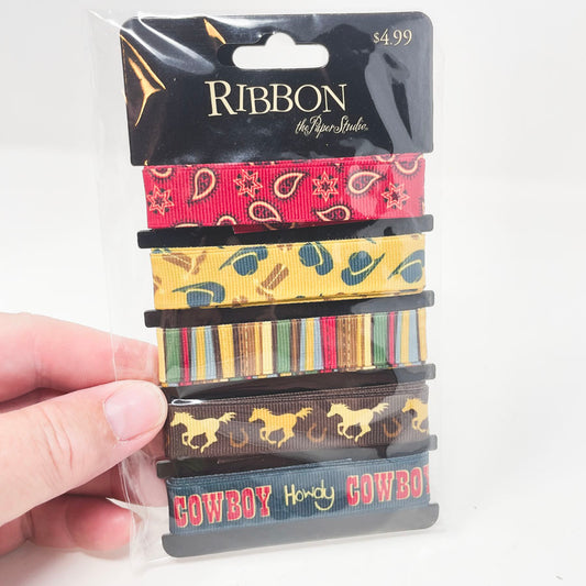 Paper Studio Trim Ribbon - Cowboy Theme