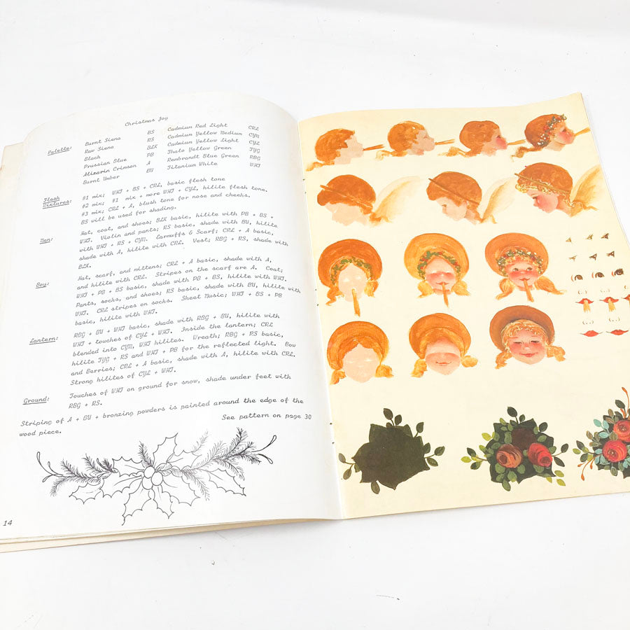 Holly Sprigs – Mulberry Hill Folk Painting Design Book