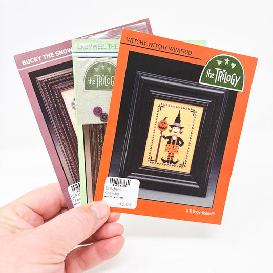 The Trilogy Token Cross Stitch Pattern Leaflets