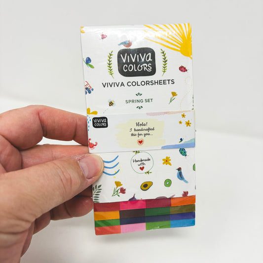 Viviva Colors Watercolor Sheets - Spring Colors