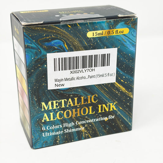 Wayin Metallic Alcohol Ink Set of 6 - For Resin