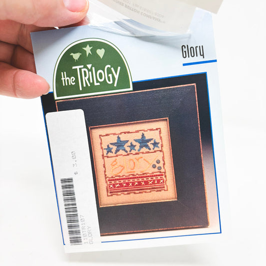 The Trilogy Glory Cross Stitch Pattern Leaflet with Buttons