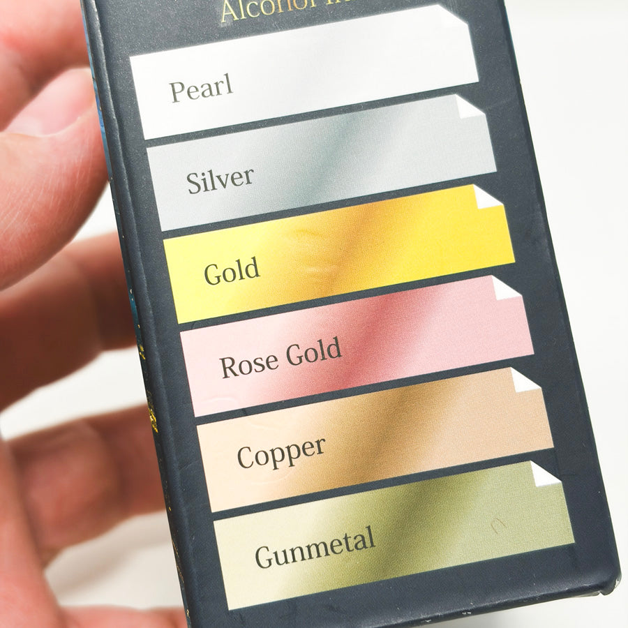 Wayin Metallic Alcohol Ink Set of 6 - For Resin