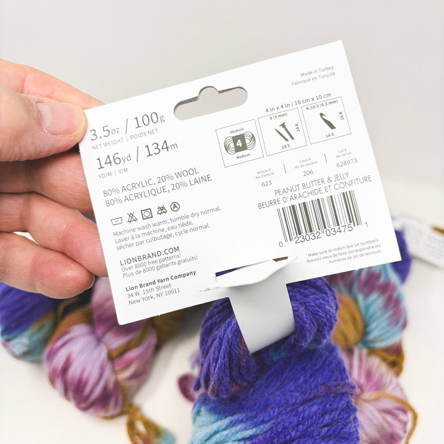 Lion Brand Wool-Ease Hand Dyed Yarn (1)