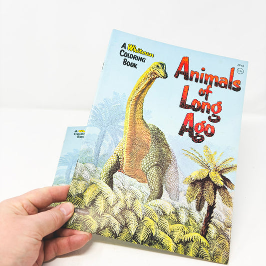Vintage Animals of Long Ago Coloring Book