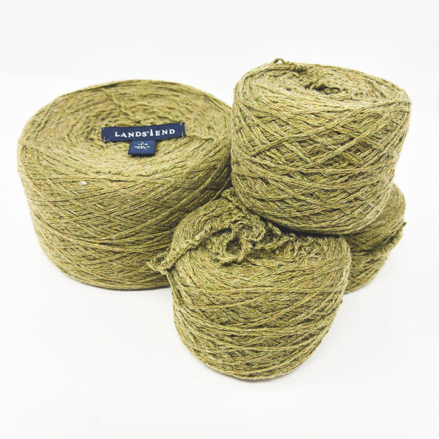 Green Yarn from Lands End Sweater