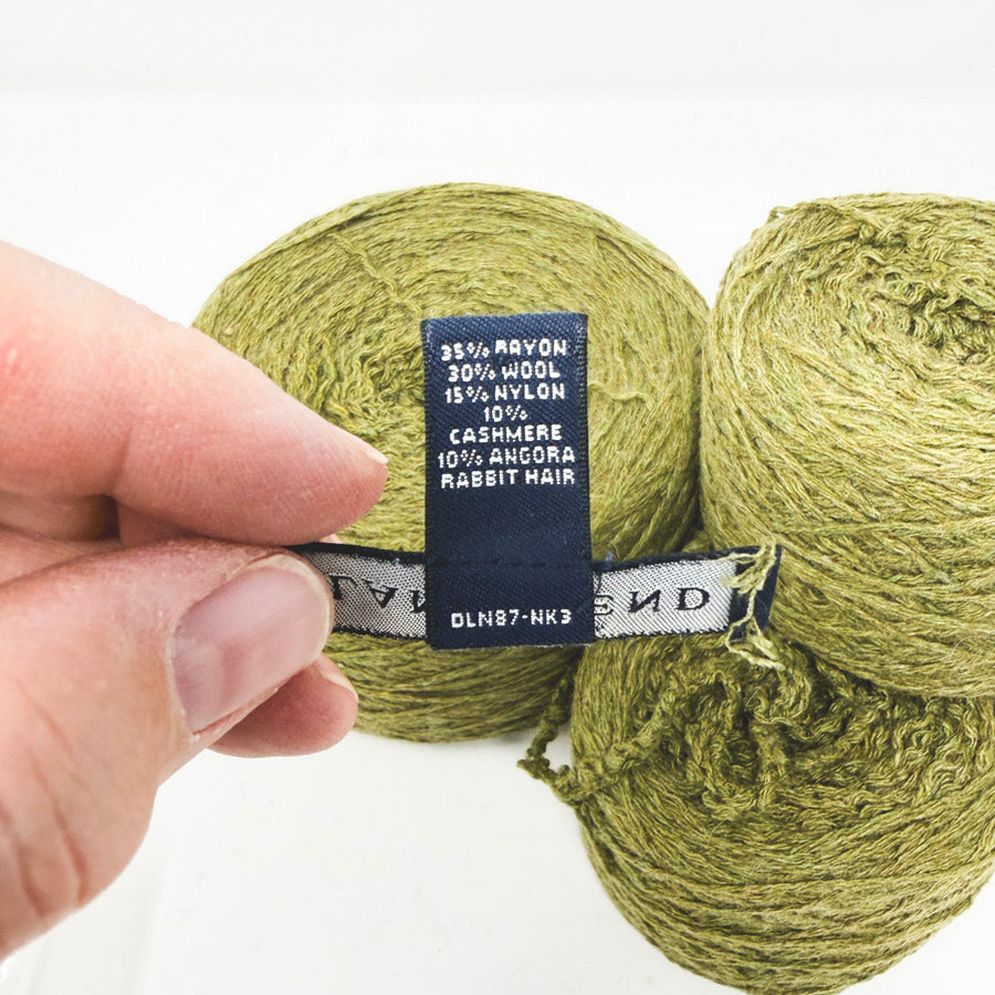 Green Yarn from Lands End Sweater