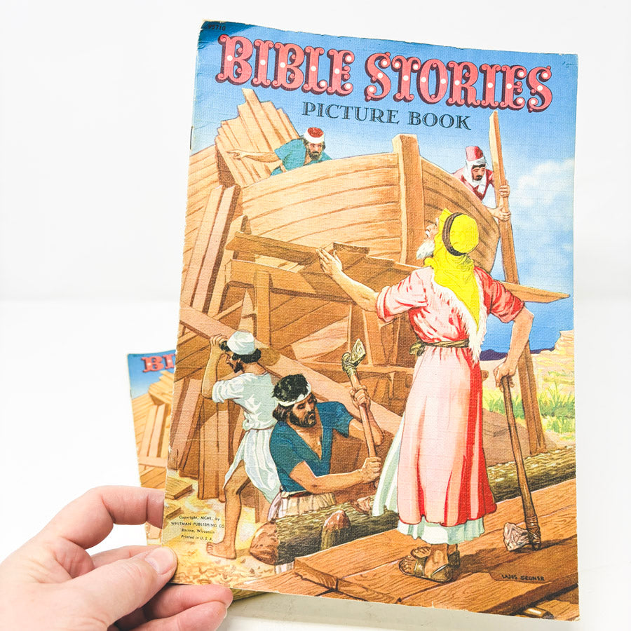 Vintage Whitman Softcover Bible Stories Picture Book