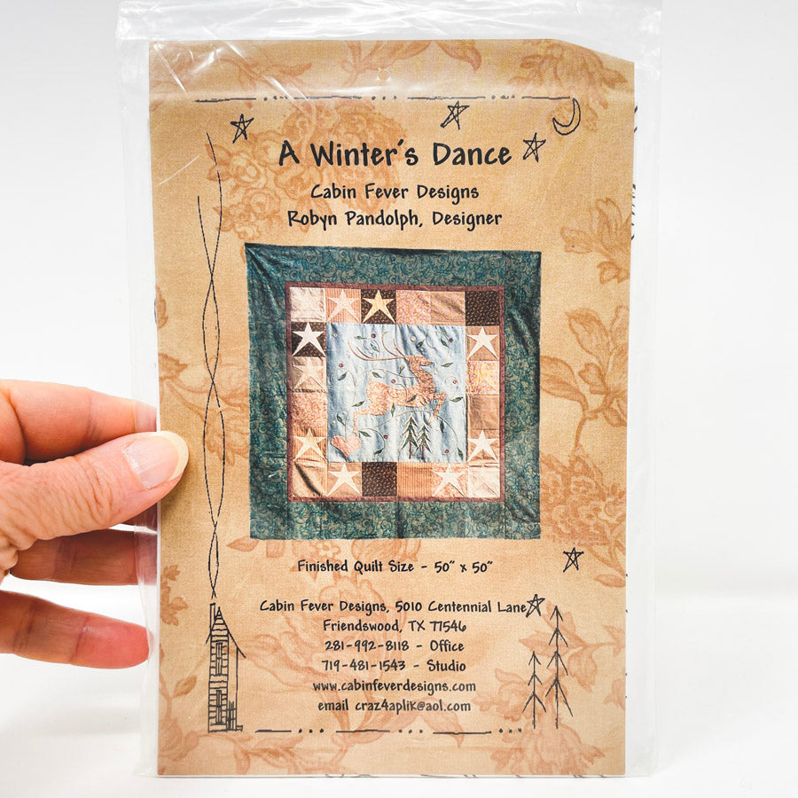 A Winter's Dance Quilt Pattern by Cabin Fever Designs
