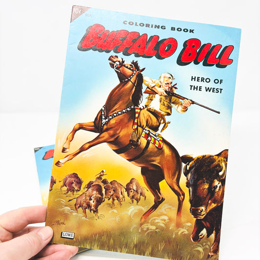 Vintage Lowe Buffalo Bill Coloring Book