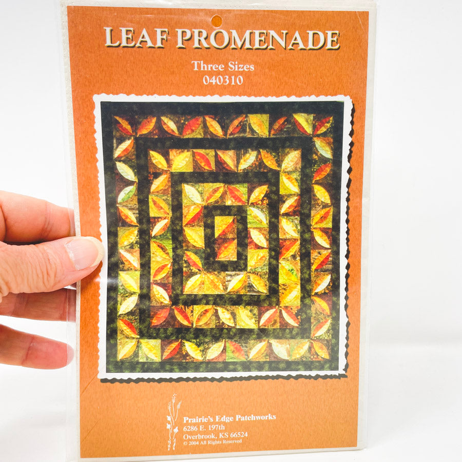 Leaf Promenade Quilt Pattern by Prairie's Edge Patchworks