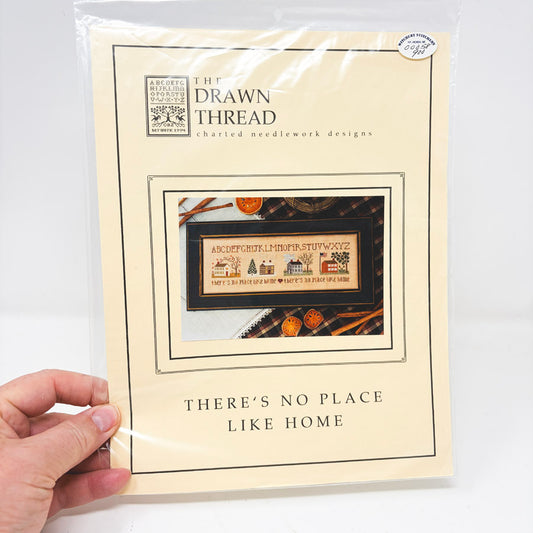 There's No Place Like Home with Button – The Drawn Thread Cross Stitch Pattern