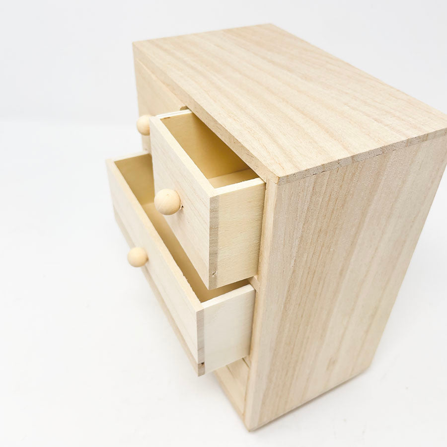 ArtMinds Wooden 4 Drawer Box