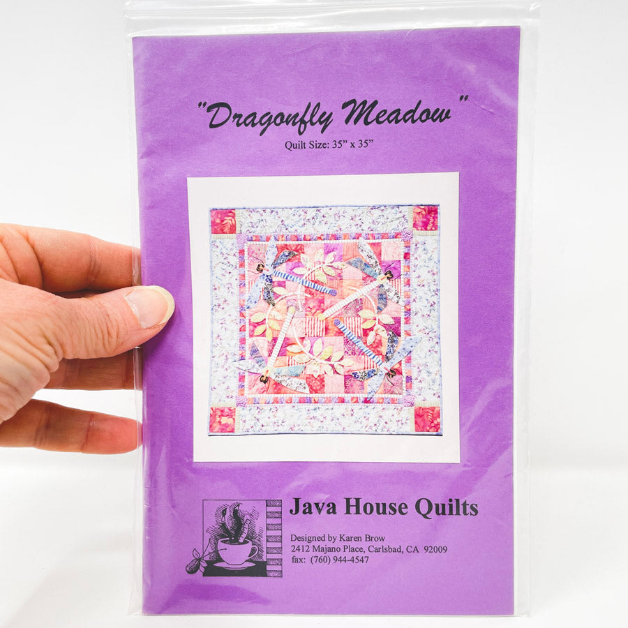 Dragonfly Meadow Quilt Pattern by Java House Quilts