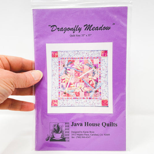Dragonfly Meadow Quilt Pattern by Java House Quilts