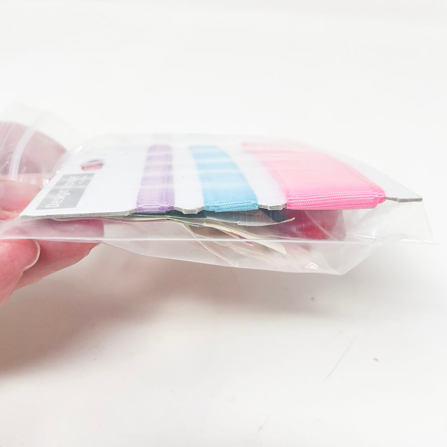 Bundle of Pastel Grosgrain Ribbon Remnants