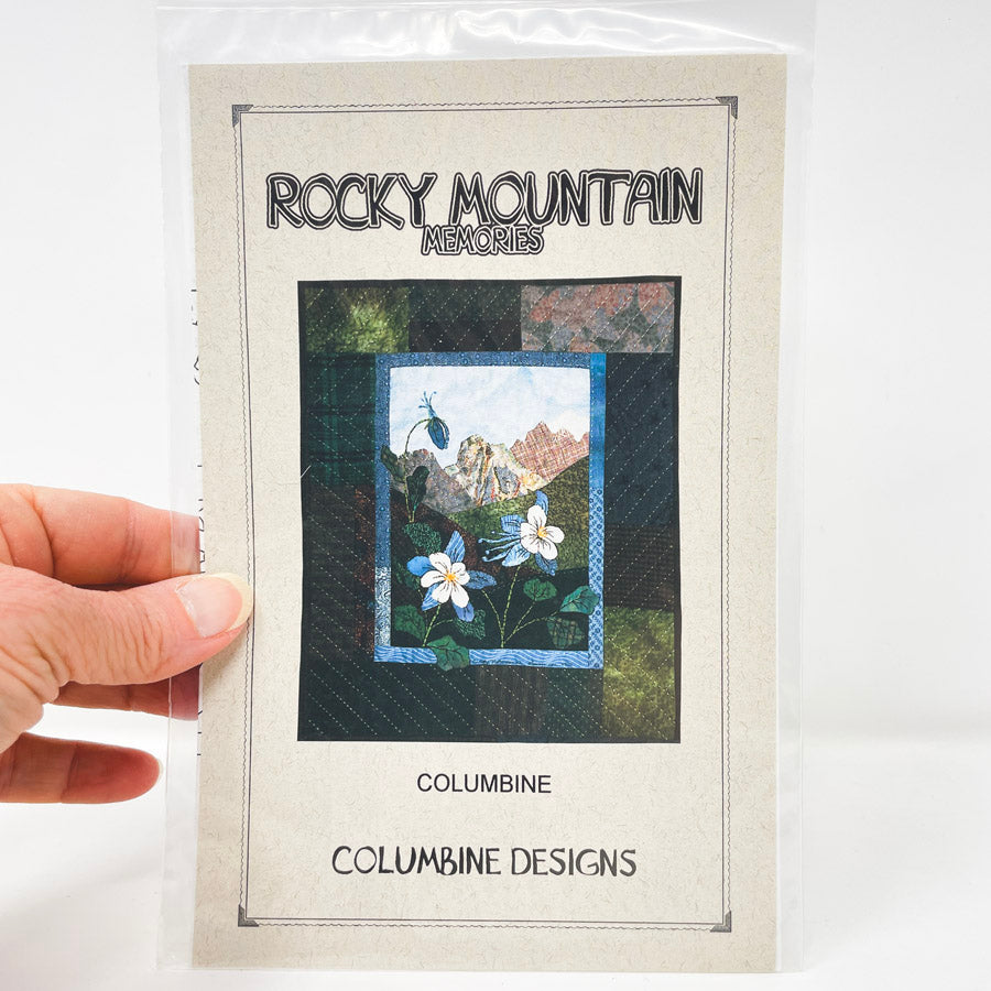 Rocky Mountain Memories Columbine Quilt Pattern by Columbine Designs
