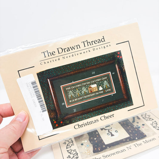 Christmas Cheer with Buttons – The Drawn Thread Cross Stitch Pattern