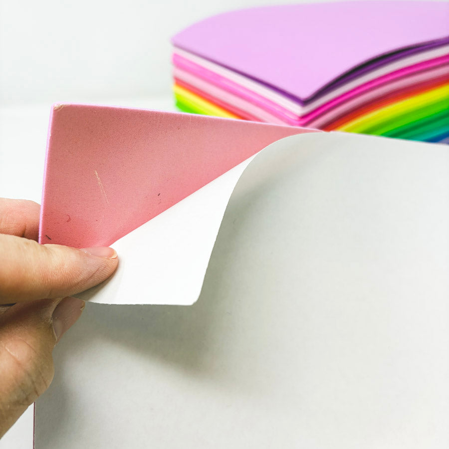 Stack of Adhesive Back Foam Sheets