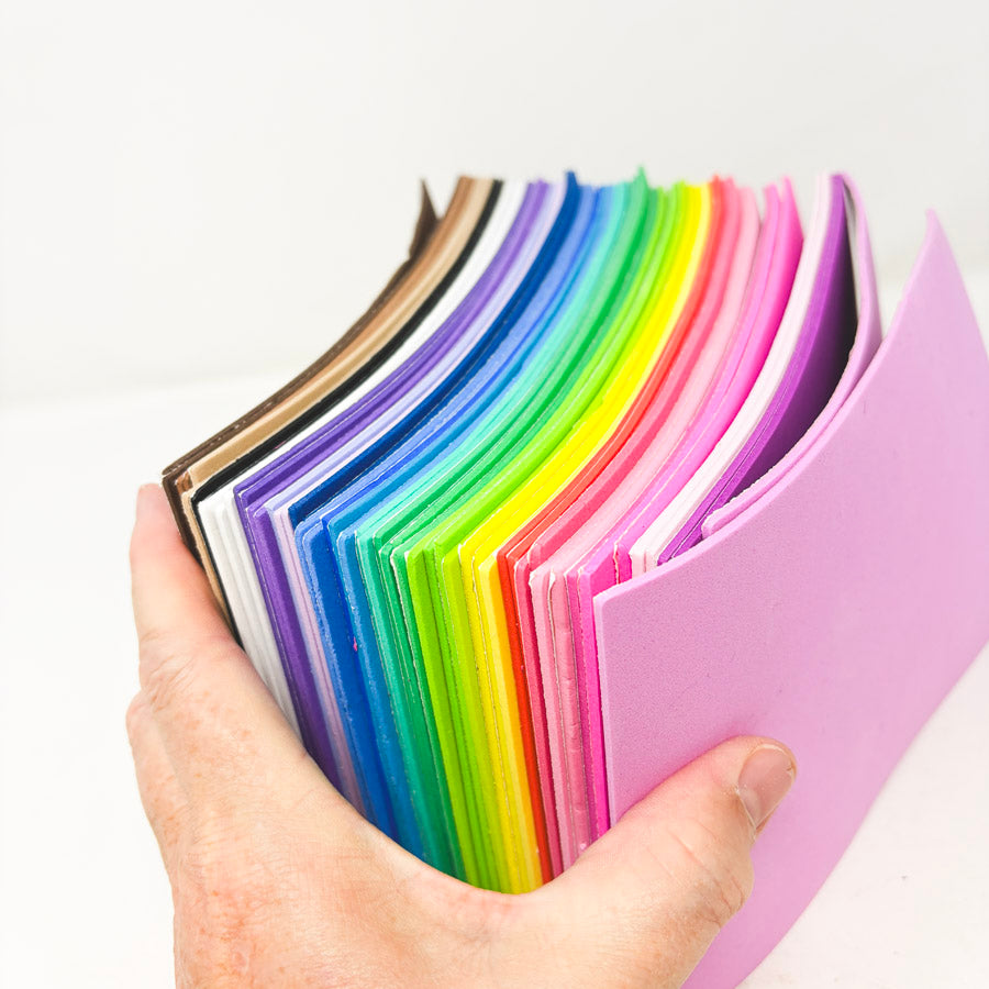Stack of Adhesive Back Foam Sheets